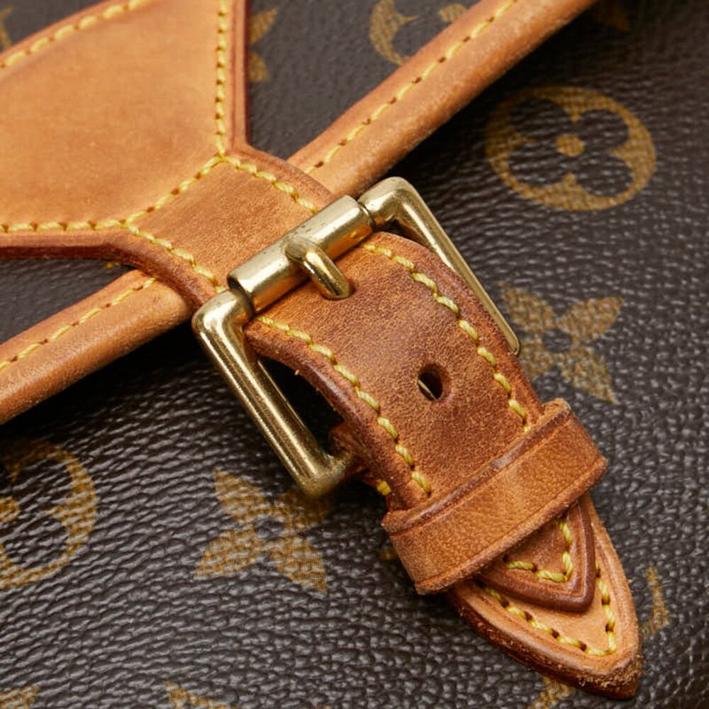 LOUIS VUITTON Brown Monogram Leather Shoulder Bag - Picture 7 of 11